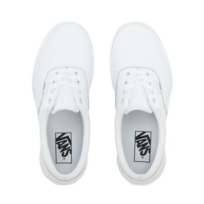 Vans Leather Era Stacked - Kadın Platform Ayakkabı (Beyaz)